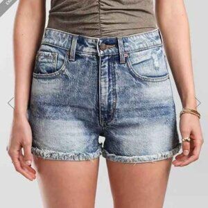 Buckle black Jean Shorts